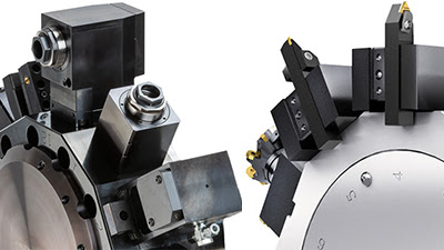 Виды приводных инструментальных блоков для токарных обрабатывающих центров. Приводные блоки VDI и BMT