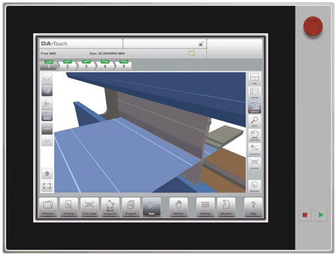 ЧПУ Delem T-3500T для гидравлических листогибочных прессов cерии AMB