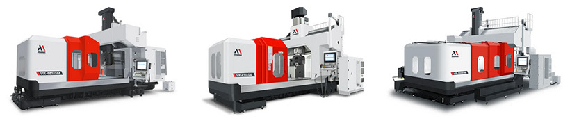 5-осевые фрезерные станки Abamet серии VR для обработки больших деталей