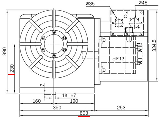 Планировка поворотного стола Планировка поворотного стола
