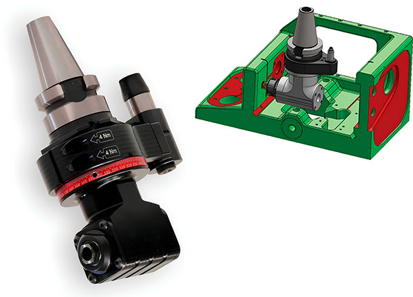 Фрезерная головка с фиксированым углом 90 градусов