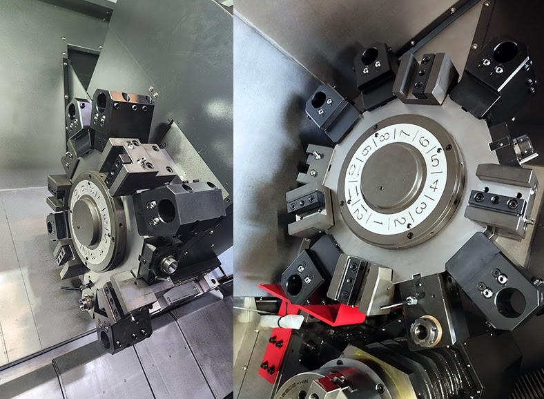 Револьверы токарного станка с приводным инструментом