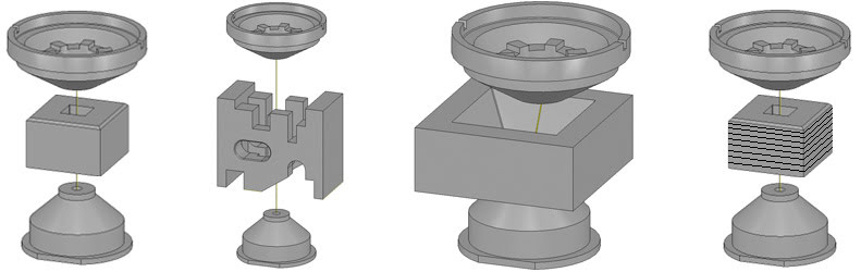Различные варианты обработки на проволочно-вырезном станке