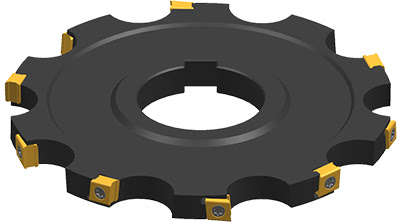 Дисковая фреза с креплением на оправке