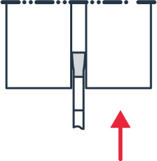 Обработка наружной канавки