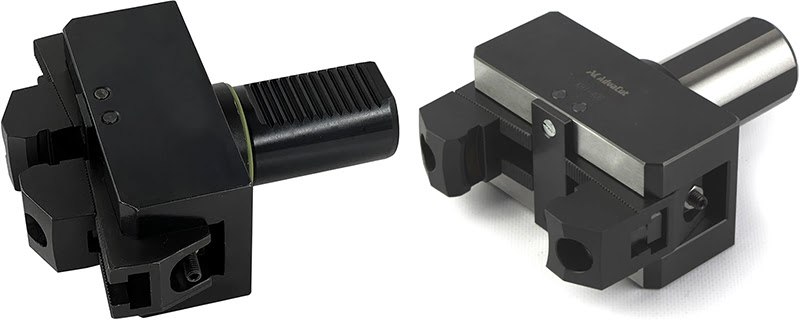 Вытягиватель прутка с хвостовиком VDI (слева) и лыской (справа)