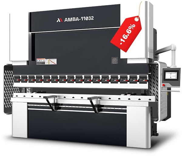 Снижение цен на гидравлические листогибы серии AMBA