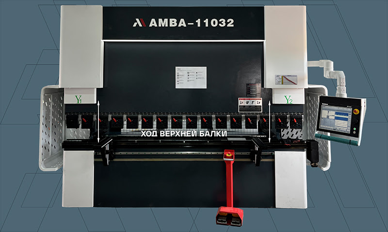 Ход верхней балки