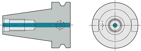 Подача СОЖ для оправок типа АD