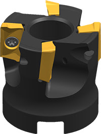 Насадная фреза с углом 90°