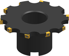 Дисковая фреза снасадным креплением